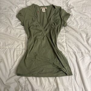 Old Navy Sage Green Women's Short Sleeve Tee